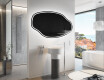 Specchio da bagno LED di forma irregolare O223 #9