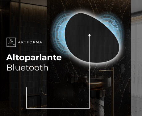 Specchio da bagno LED di forma irregolare H221 #6
