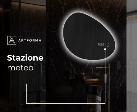 Specchio da bagno LED di forma irregolare H221 #7