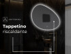 Specchio da bagno LED di forma irregolare H221 #9