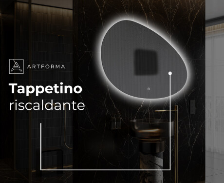Specchio da bagno LED di forma irregolare H221 #9