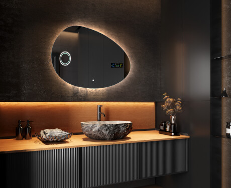 Specchio da bagno LED di forma irregolare H221 #10