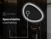 Specchio da bagno LED di forma irregolare H222 #5