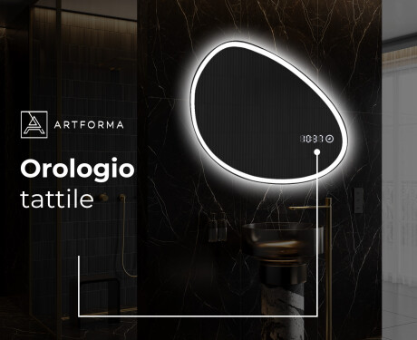 Specchio da bagno LED di forma irregolare H222 #8