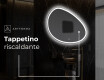 Specchio da bagno LED di forma irregolare H222 #9