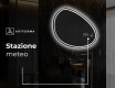 Specchio da bagno LED di forma irregolare H223 #7