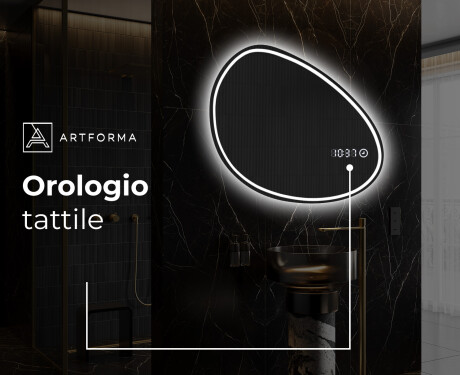 Specchio da bagno LED di forma irregolare H223 #8