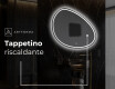 Specchio da bagno LED di forma irregolare H223 #9