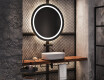 Specchio bagno rotondo con luci LED L33 #9