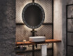 Specchio bagno rotondo con luci LED L35 #9