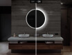 Rotondo specchio parete retroilluminato per bagno L76 #5