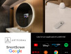 Tondo specchio bagno con luce L82 #6