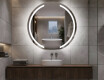 Specchio bagno rotondo con luci LED L97