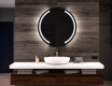 Specchio bagno rotondo con luci LED L97