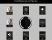 Specchio bagno rotondo con luci LED L97 #9
