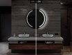 Specchio bagno rotondo con luci LED L97 #5