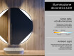 Specchio bagno rotondo con luci LED L114 #4