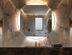 Specchio bagno rotondo con luci LED L116