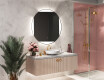 Specchio bagno rotondo con luci LED L116 #10