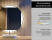 Specchio bagno rotondo con luci LED L116 #4