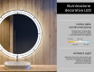 Specchio bagno rotondo con luci LED L122 #4