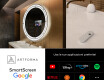 Specchio bagno rotondo con luci LED L122 #7