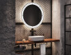 Specchio bagno rotondo con luci LED L122 #9