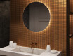 Rotondo specchio parete retroilluminato per bagno 70cm su šaltu LED apšvietimu 7000K, šiltu apšvietimu 3000K arba neutraliu apšvietimu 4500K