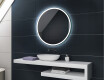 Specchio rotondo retroilluminato LED per bagno a batteria L76 #2