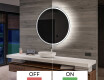Specchio rotondo retroilluminato LED per bagno a batteria L76 #3