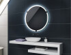 Specchio rotondo con luce LED per bagno a batteria L119 #2