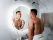 Specchio rotondo con luce LED per bagno a batteria L119 #6