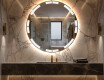 Specchio rotondo retroilluminato LED per bagno a batteria L120