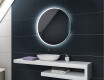 Specchio rotondo retroilluminato LED per bagno a batteria L123 #2