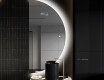 Specchio a LED Mezza Luna Moderno - Illuminazione Elegante per Bagno A221