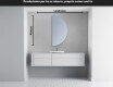 Specchio a LED Mezza Luna Moderno - Illuminazione Elegante per Bagno A221 #4