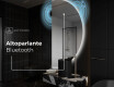 Specchio a LED Mezza Luna Moderno - Illuminazione Elegante per Bagno A221 #5
