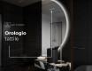 Specchio a LED Mezza Luna Moderno - Illuminazione Elegante per Bagno A221 #7