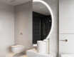 Specchio a LED Mezza Luna Moderno - Illuminazione Elegante per Bagno A222