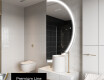 Specchio a LED Mezza Luna Moderno - Illuminazione Elegante per Bagno A222 #4