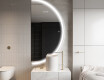 Specchio a LED Mezza Luna Moderno - Illuminazione Elegante per Bagno A222 #9