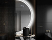 Specchio a LED Mezza Luna Moderno - Illuminazione Elegante per Bagno A222 #9