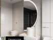 Specchio a LED Mezza Luna Moderno - Illuminazione Elegante per Bagno A223 #4