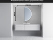 Specchio a LED Mezza Luna Moderno - Illuminazione Elegante per Bagno A223 #4