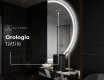 Specchio a LED Mezza Luna Moderno - Illuminazione Elegante per Bagno A223 #7