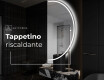 Specchio a LED Mezza Luna Moderno - Illuminazione Elegante per Bagno A223 #8