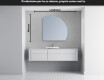 Specchio a LED Mezza Luna Moderno - Illuminazione Elegante per Bagno Q221 #4