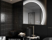 Specchio a LED Mezza Luna Moderno - Illuminazione Elegante per Bagno Q222 #3