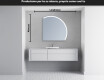 Specchio a LED Mezza Luna Moderno - Illuminazione Elegante per Bagno Q222 #5