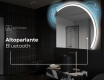 Specchio a LED Mezza Luna Moderno - Illuminazione Elegante per Bagno Q222 #7